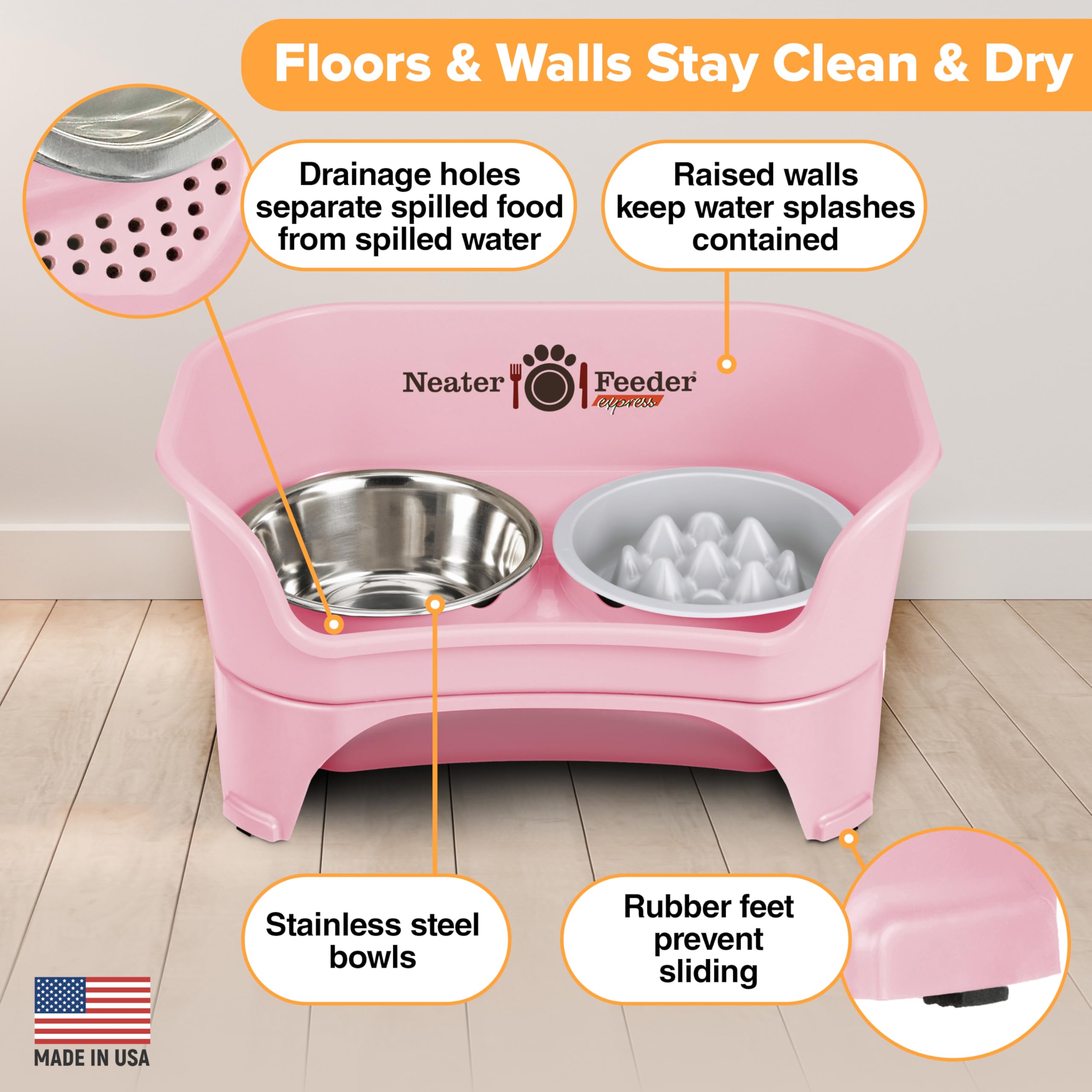 Amazon | Neater Feeder Express 汚れ防止 犬用ボウル 中型および大型